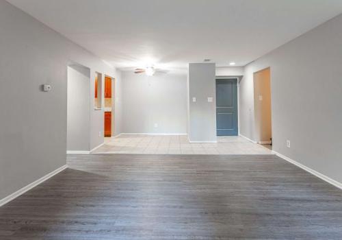 Living room with hardwood floors