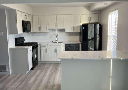 Modern kitchen with new appliances